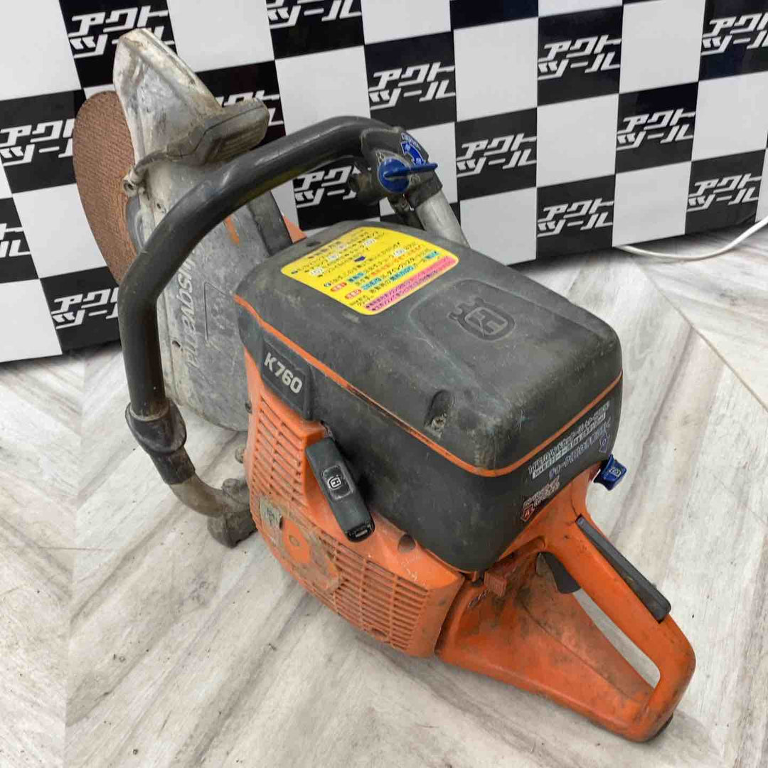 【中古現状品】ハスクバーナ(Husqvarna) エンジンカッター K760 コンクリート アスファルト 石材 ※説明欄必読 【越谷店】