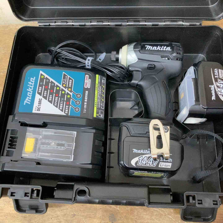 【中古品】★マキタ(makita) コードレスインパクトドライバー TD136DRFXB 14.4V フルセット【柏店】