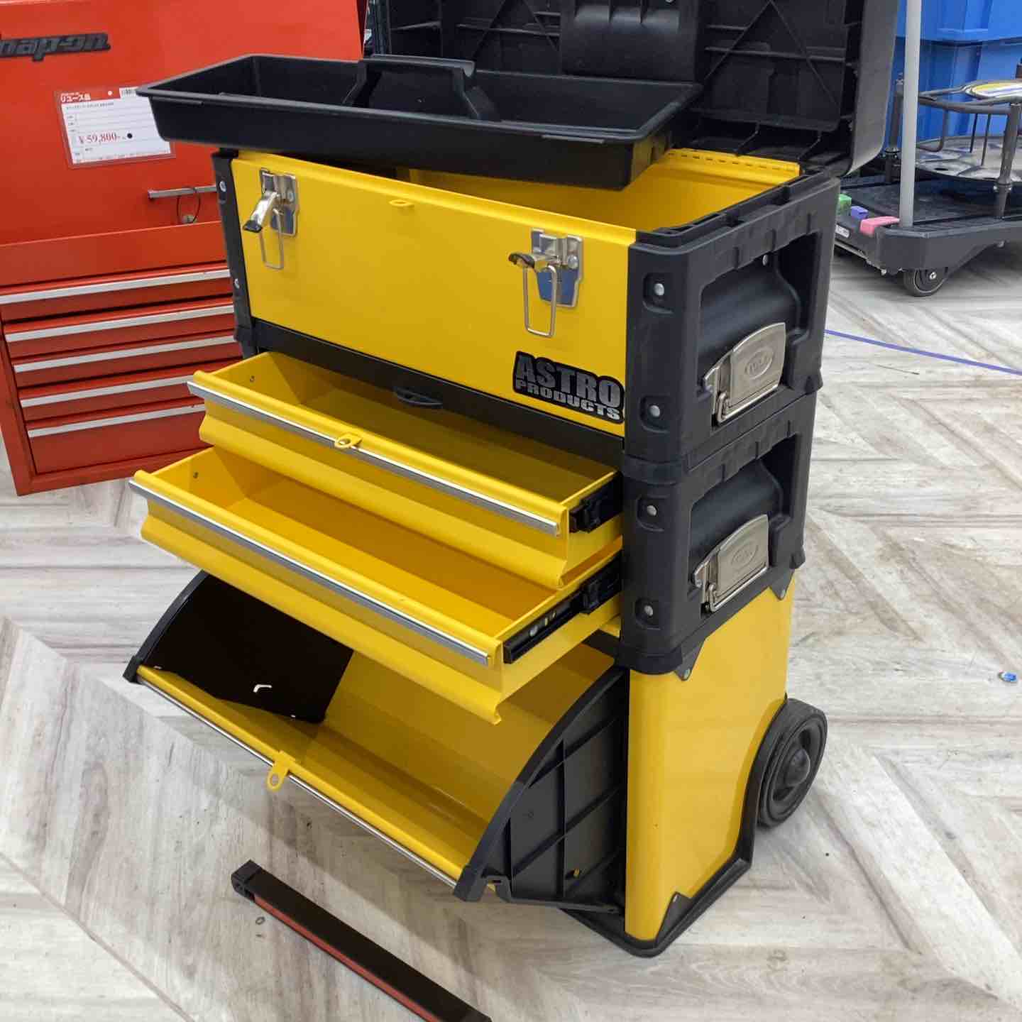 店頭受取り限定】アストロプロダクツ 3IN1 ツールチェスト キャスター