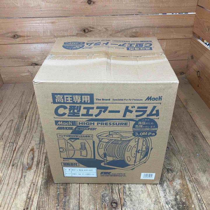 マッハ(Mach) 高圧専用 C型エアードラム 内径6.0mm 全長30m 回転台付 限定色 ピンク W20PD-630TC【所沢店】