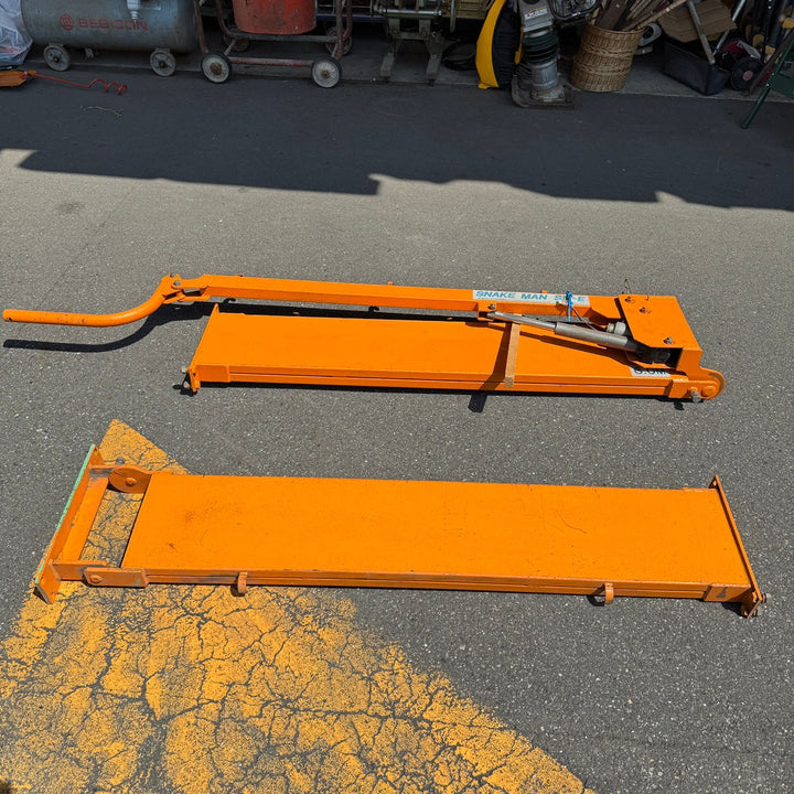 【電動式！中古・店頭受取り限定】 タキザワ製作 電動油圧式 スネークマン SM-H 有効長さ6ｍ 溶接アーム 【桶川店】