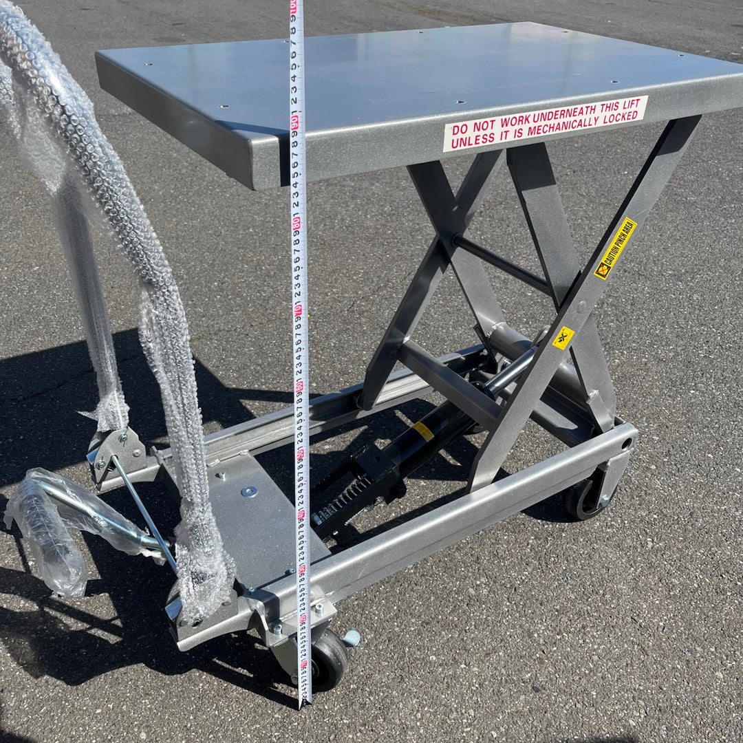 【店頭受取り限定】HaulMaster 油圧台車 1000lbs(約450kg) リフトテーブル【岩槻店】