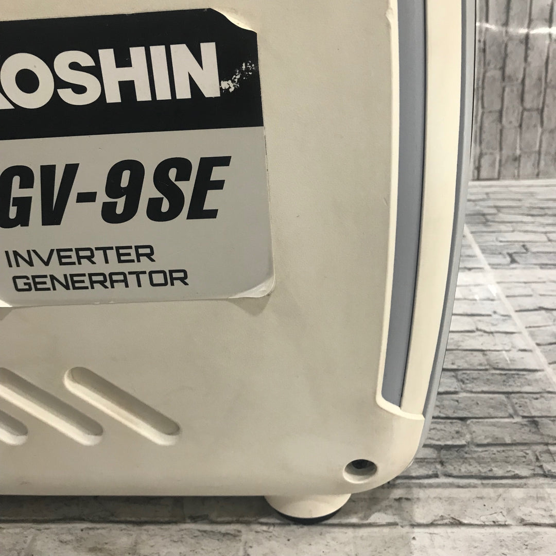 〇工進(KOSHIN) インバーター 発電機  GV-9SE 定格出力 0.9kVA【川口店】