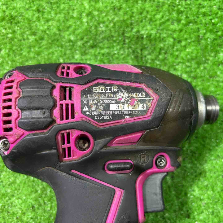 ★ハイコーキ(HIKOKI ※旧:日立工機) コードレスインパクトドライバー WH14DDL2(2LYPK)【川口店】