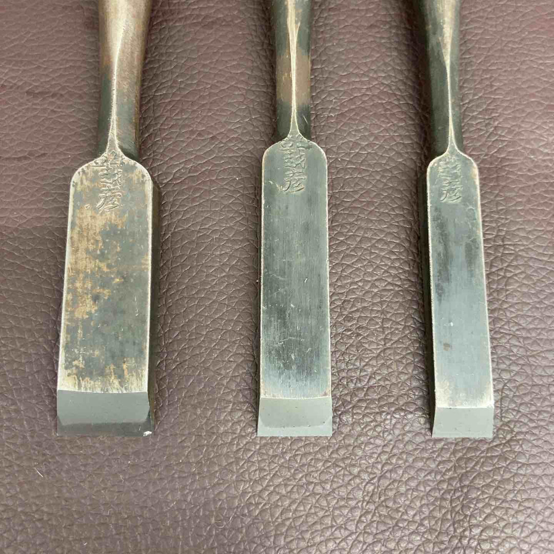【超希少】 【セット品】 【中古品】 鑿 高木彦八郎 越彦 3本セット ノミ のみ 鉋 かんな カンナ 和工具 大工 工具 骨董品 【東大和店】