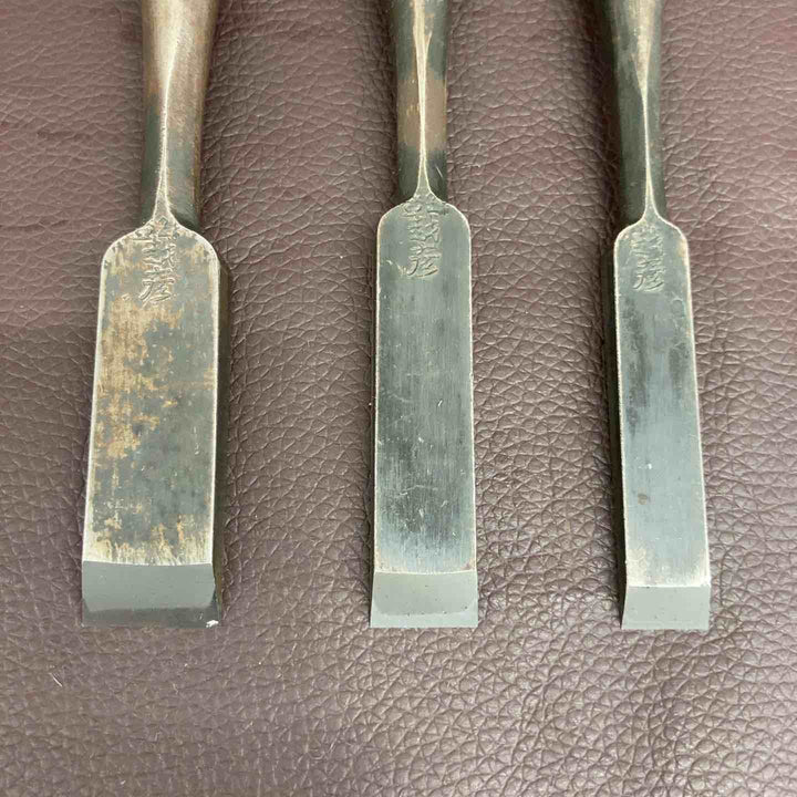 【超希少】 【セット品】 【中古品】 鑿 高木彦八郎 越彦 3本セット ノミ のみ 鉋 かんな カンナ 和工具 大工 工具 骨董品 【東大和店】
