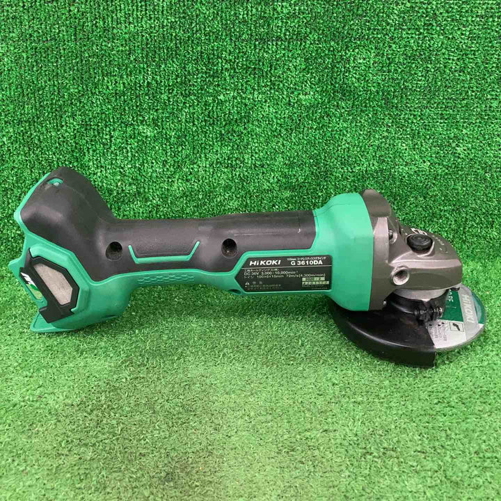 ★ハイコーキ(HIKOKI ※旧:日立工機) 100mmコードレスディスクグラインダ G3610DA(XP)【川崎店】