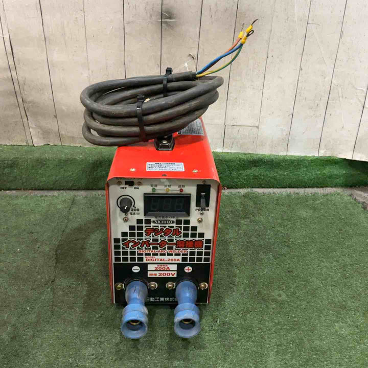 ◇日動 直流溶接機 デジタルインバータ溶接機 単相200V専用 DIGITAL-200A 動作確認済【川口店】