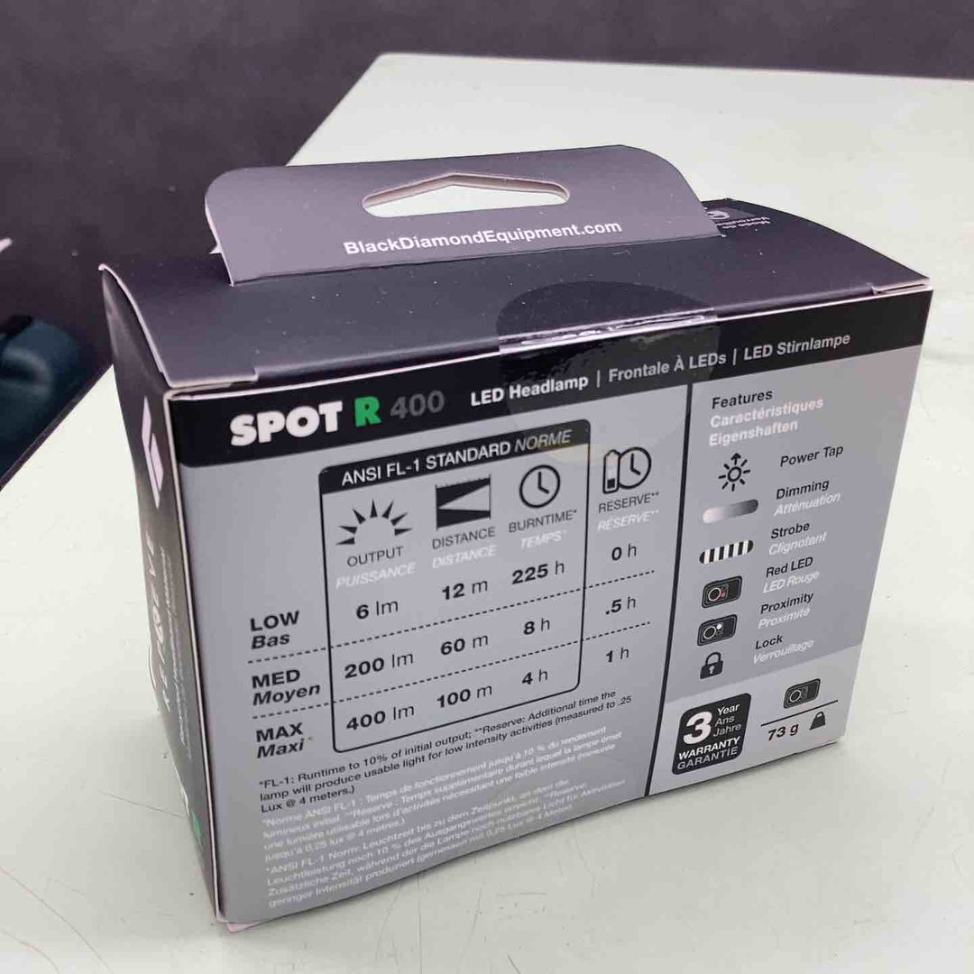 Black Diamond スポット400-R グラファイト【越谷店】