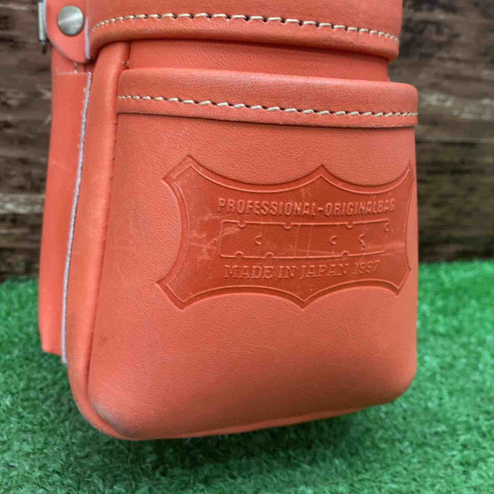 特価　ニックス チェーン式最高級硬式グローブ革小物腰袋(レッド) KGR-201VADX【川越店】