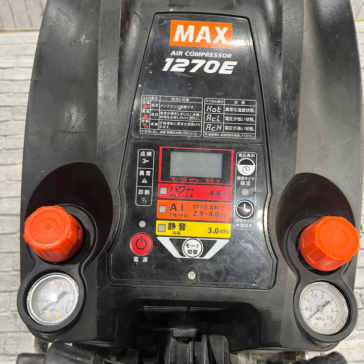 ★マックス(MAX) エアコンプレッサー AK-HH1270E_ブラック【川口店】