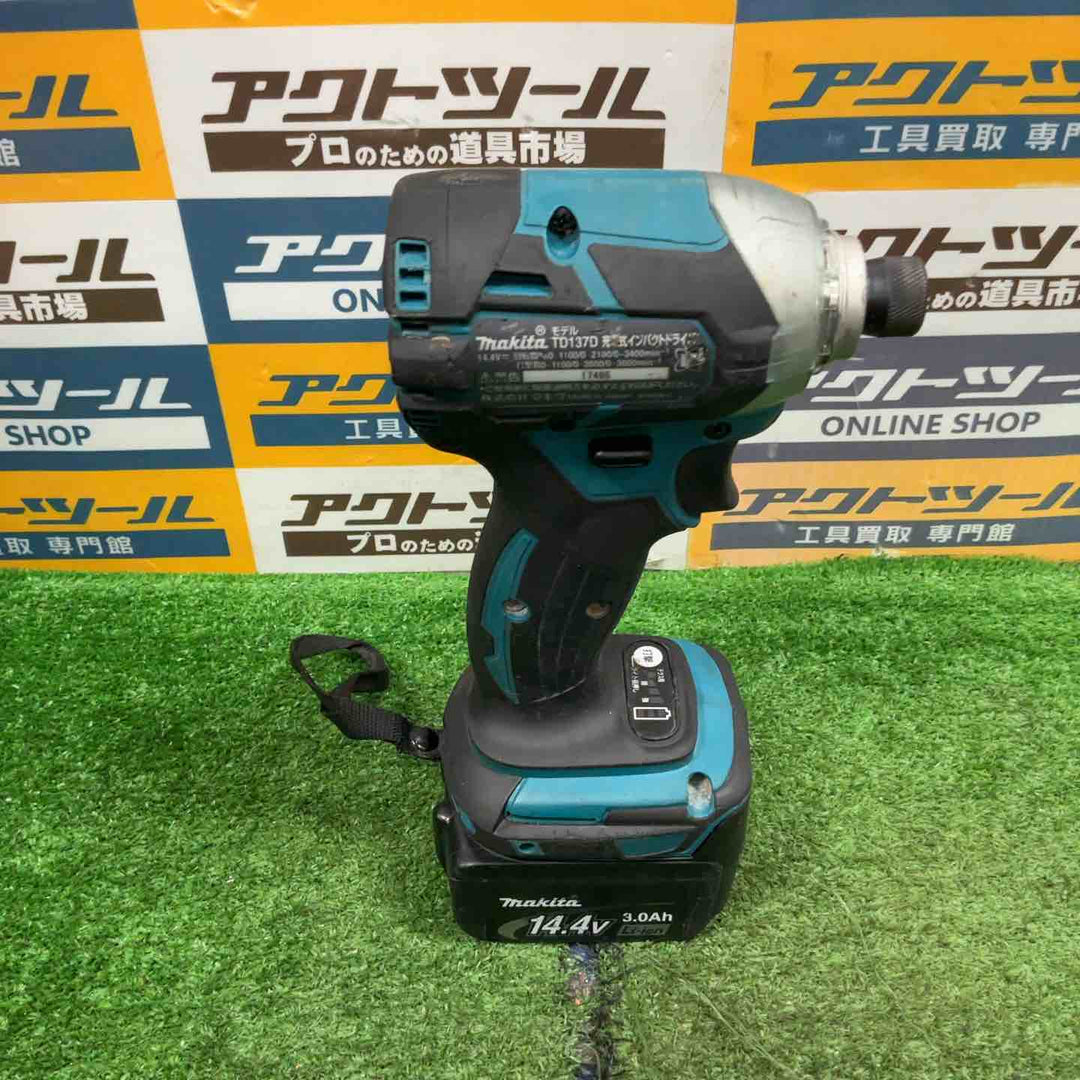 ★マキタ(makita) コードレスインパクトドライバー TD137DRFX【草加店】