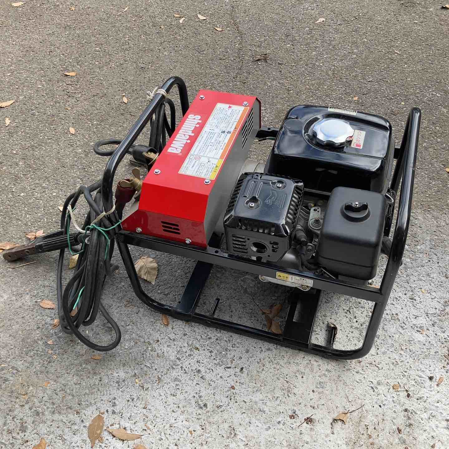 新ダイワ工業 エンジン溶接機 EW130D トーチ/アース付き 美品 EW130D