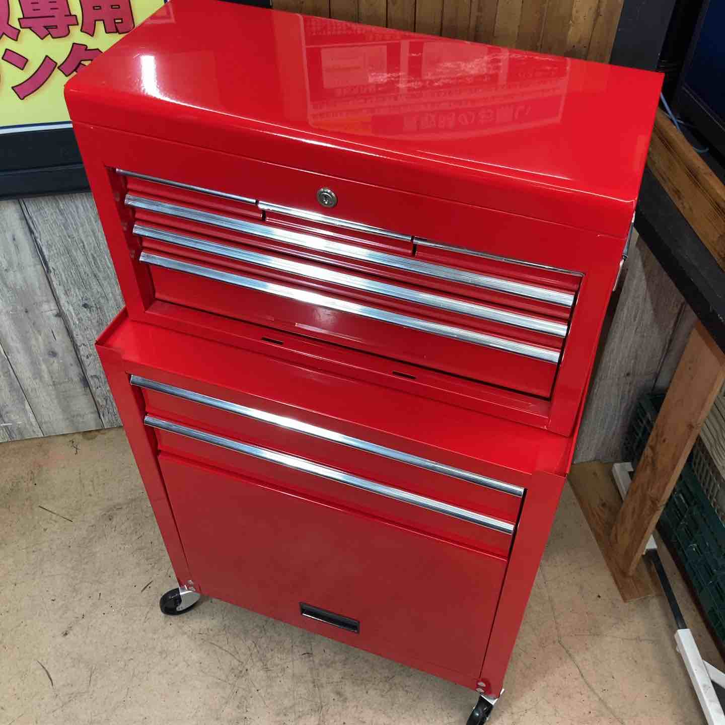 中古品/店頭受取り限定】ツールチェスト&キャビネット メーカー不明 鍵