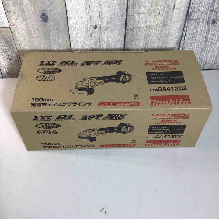 ★マキタ(makita) 100mmコードレスディスクグラインダ GA412DZ【戸田店】