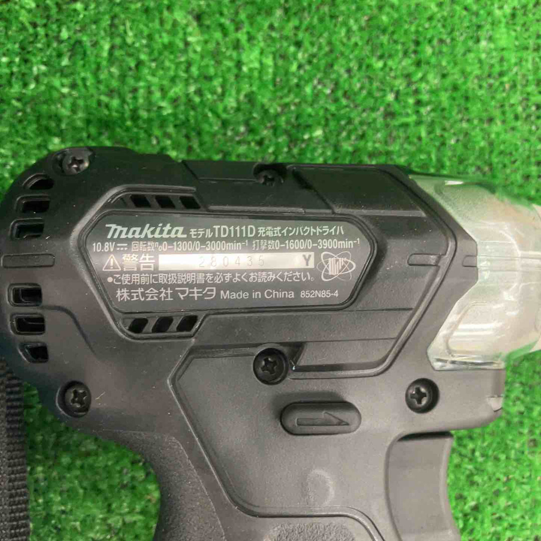 ★マキタ(makita) コードレスインパクトドライバー TD111DSMXB【川崎店】