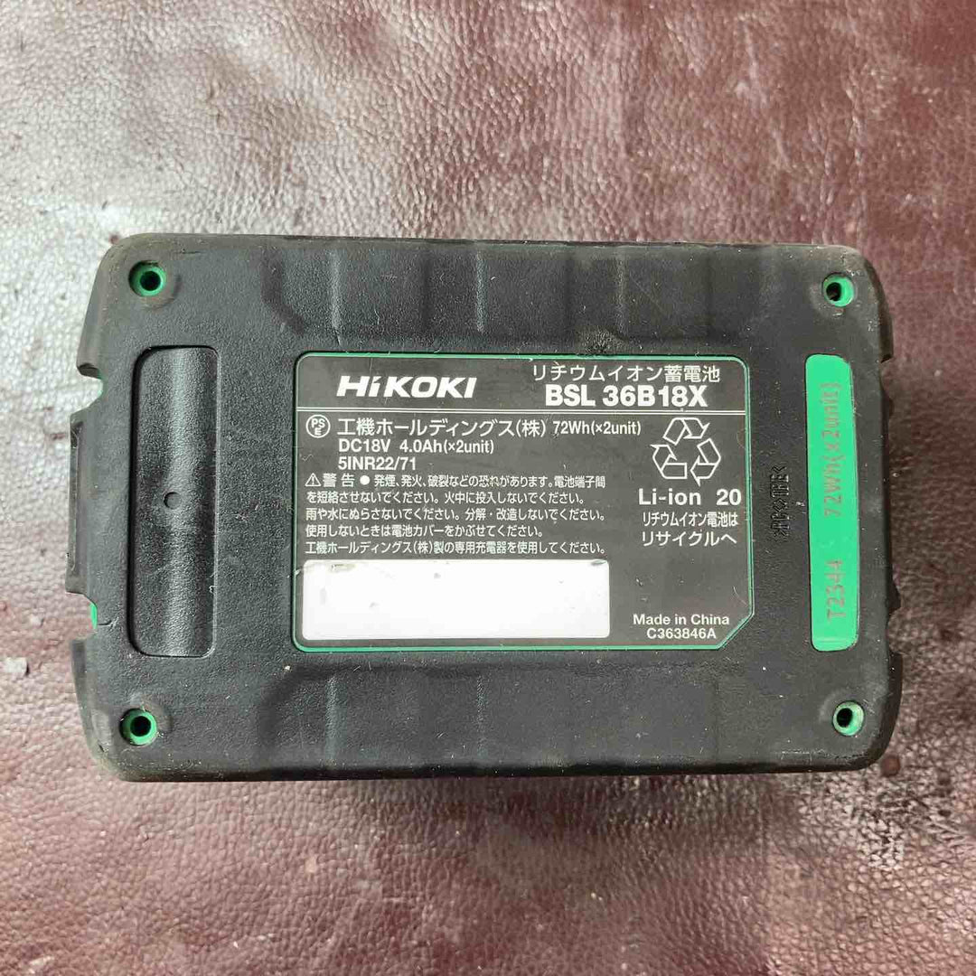 【中古美品】ハイコーキ(HIKOKI ※旧:日立工機) 100mmコードレスディスクグラインダ G3610DA(NN) バッテリー付属 マルチボルト【東大和店】