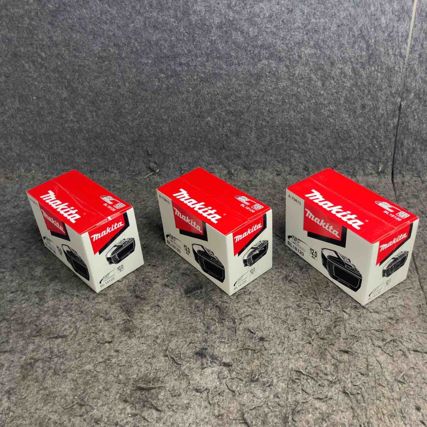 マキタ/makita リチウムイオンバッテリー 18V/12.0Ah BL18120 *3点