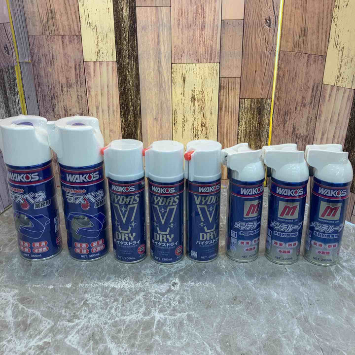 WAKOS(ワコーズ) ラスペネ A122 ×2本 バイダスドライ A211 ×3本 メンテループ A334 ×3本 計8本セット まとめ売り【八潮店】