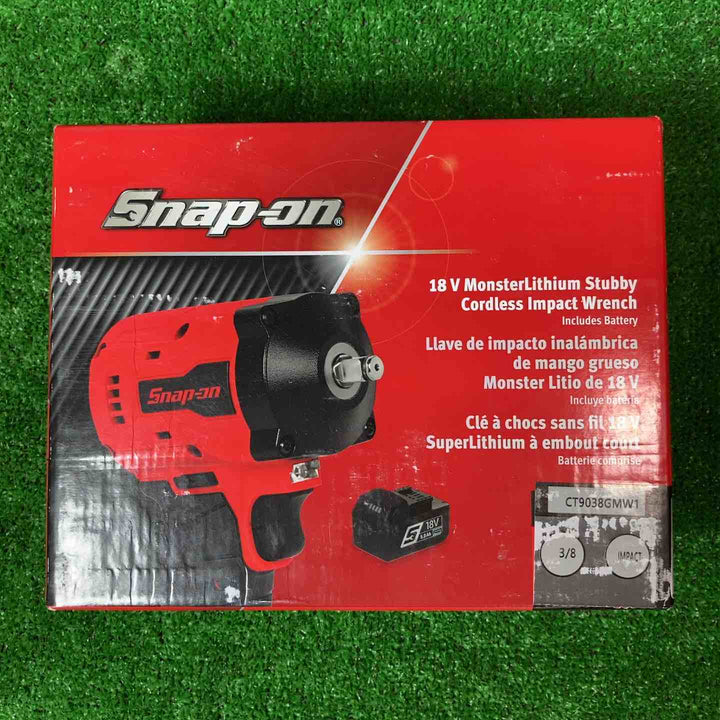 スナップオン/Snap-on 3/8sq 18Vコードレスインパクトレンチ CT9038GMW1 ガンメタ バッテリー1個セット【岩槻店】