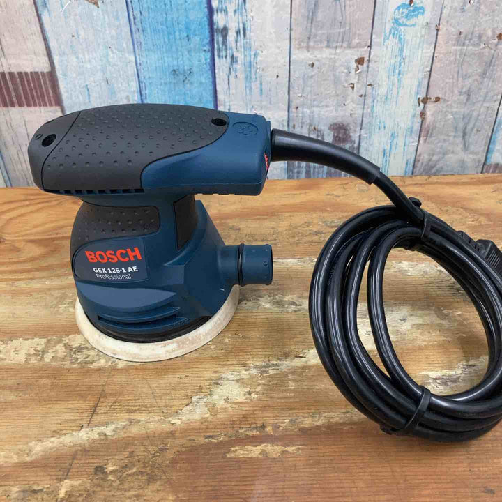 【美品】◇ボッシュ(BOSCH) 吸じんランダムアクションサンダー GEX125-1AE サンダーペーパーおまけつき【柏店】