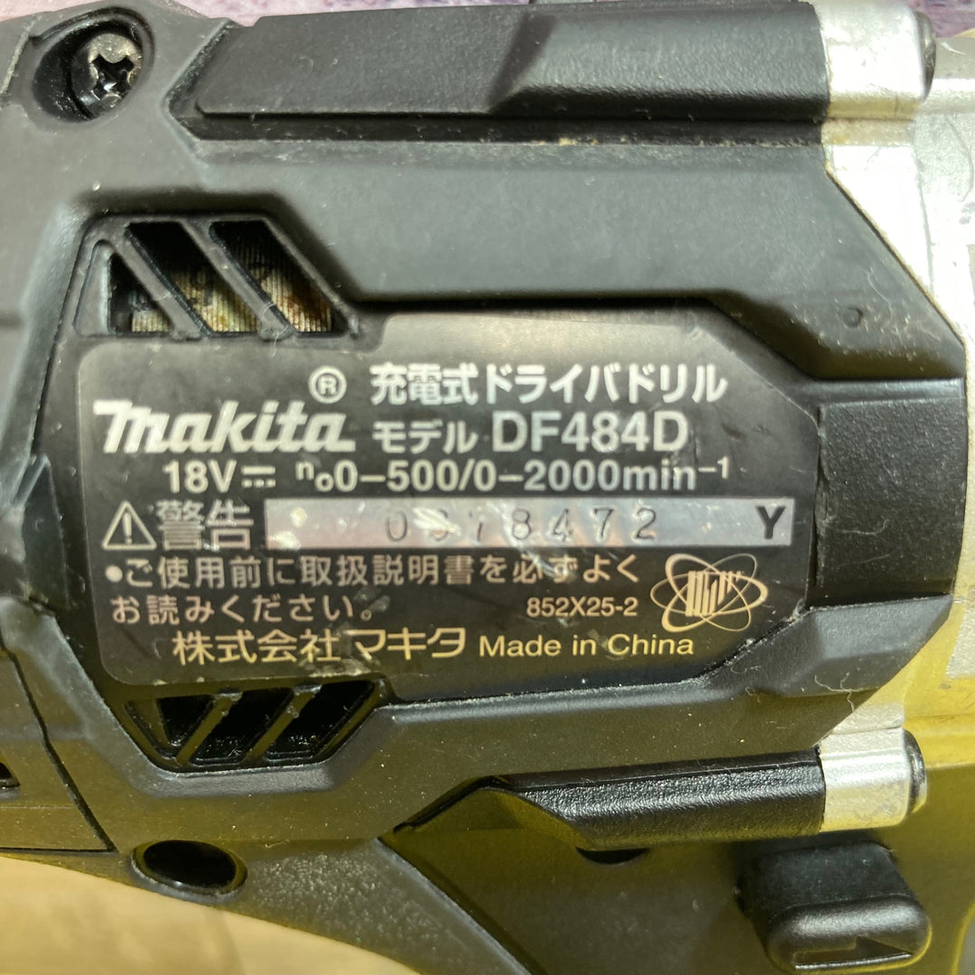 ☆マキタ(makita) コードレスドリルドライバー DF484DZB【八潮店】