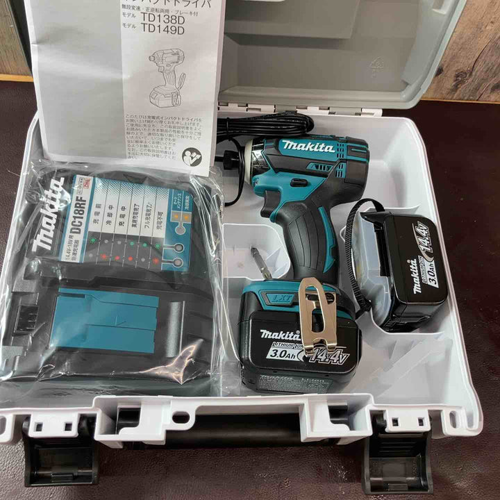 【未使用品(店頭展示品)】 マキタ(makita) コードレスインパクトドライバー TD138DRFX 【東大和店】