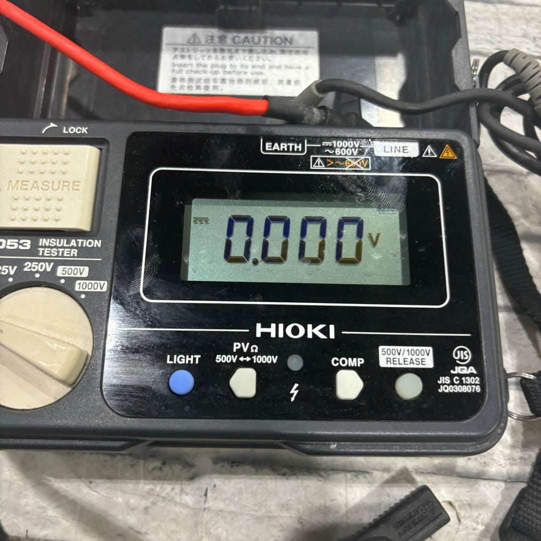 □日置(HIOKI) 太陽光発電システム用絶縁抵抗計 IR4053-11【川口店】