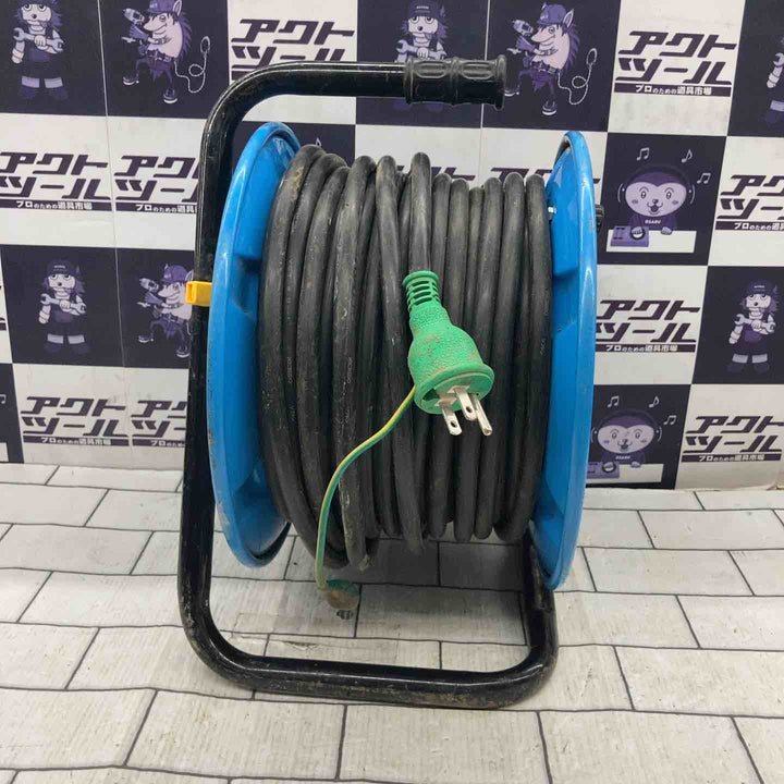 ◇日動 電工ドラム 防雨ELB付 NPW-EB33 30ｍ コードリール【所沢店】
