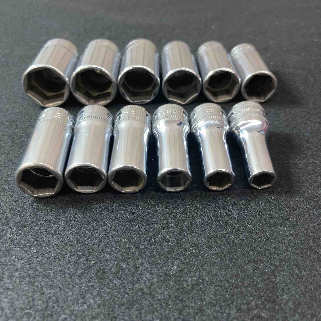 【中古品】 スナップオン(Snap-on) FSMS8～FSMS19 セミディープソケット 12点セット 【東大和店】