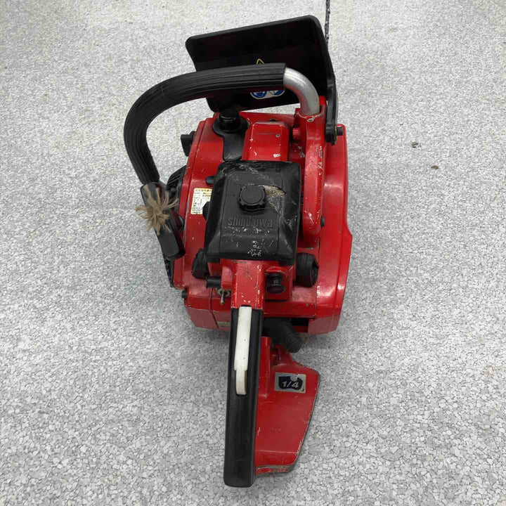 【現状品】◇やまびこ産業機械 新ダイワ E350AV-350 エンジンチェンソー(350mm/25AP-76E) 保証なし【八潮店】