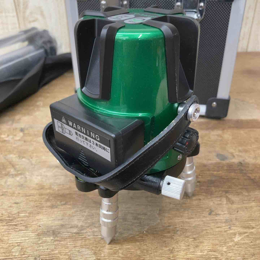 【未使用品】マイゾックス/MUZOX グリーンレーザー墨出器 G-110SR 三脚付属 受光器無【柏店】