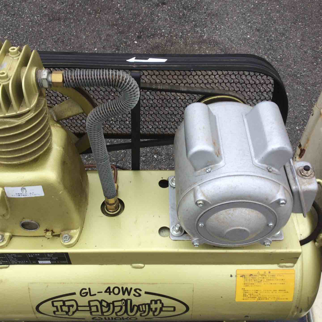 【店頭受取り限定】エアーコンプレッサー ベルト式 GL40WS 4輪【町田店】