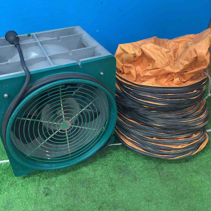 ◇エバラ(荏原製作所) 送風機 APM6 ポータブルファン 約4Mのダクト付き【岩槻店】