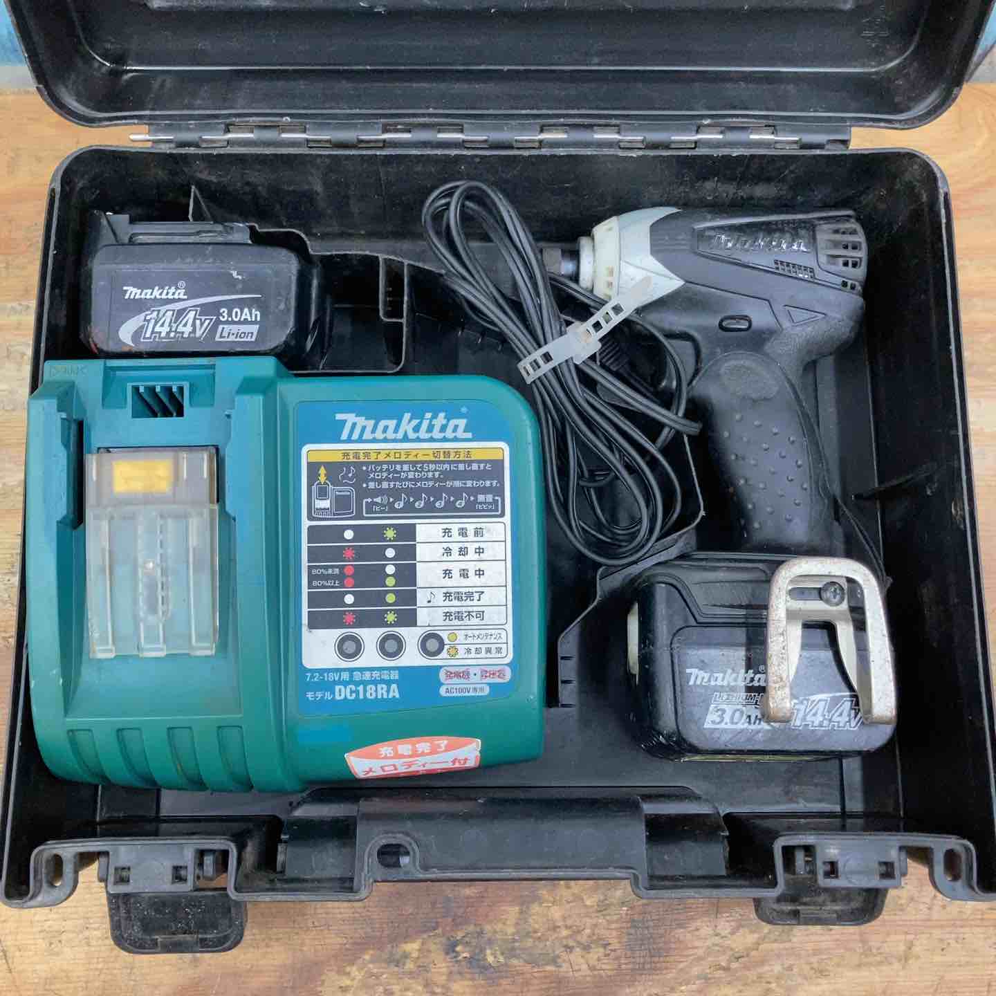 中古品】☆マキタ makita 14.4V コードレスインパクトドライバー 
