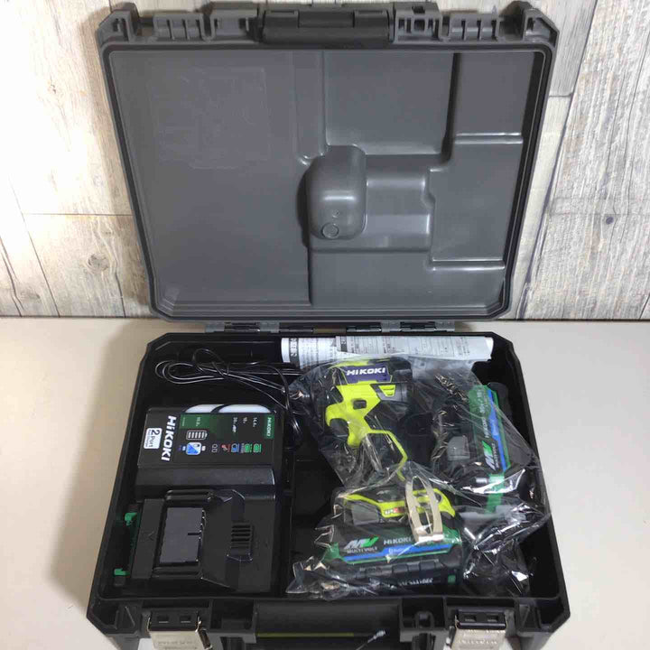 ★ハイコーキ(HIKOKI ※旧:日立工機) コードレスインパクトドライバ スパイダーイエロー WH36DD(2XHYSZ)【戸田店】