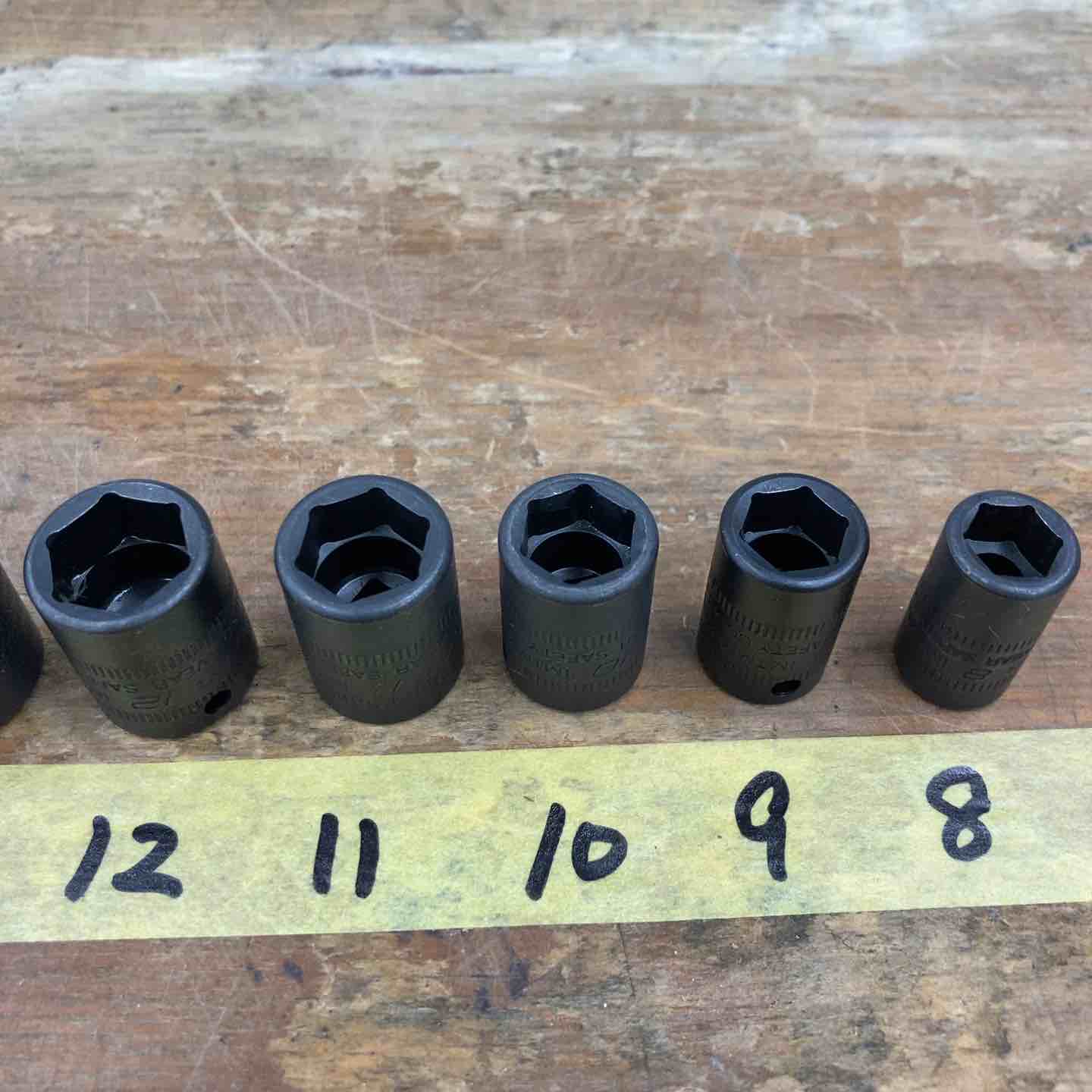 △スナップオン(Snap-on)1/4sq インパクト シャローソケット 8psc
