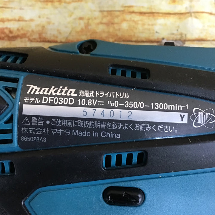 ☆マキタ(makita) コードレスドリルドライバー DF030DWX【川崎店】
