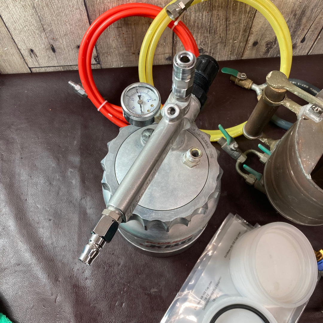 【中古現状品】大塚刷毛 ペンキ屋さんセットⅡ圧送式スプレーガン・吹付ガン2個付き【東大和店】