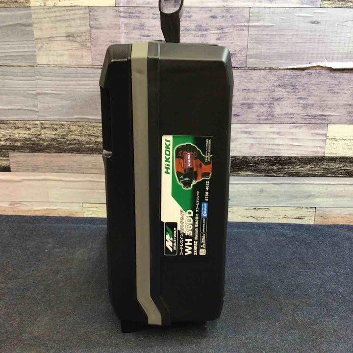 【未使用品】★ハイコーキ HIKOKI 36V コードレスインパクトドライバ スコーピオンレッド WH36DD(2XHRSZ)【八潮店】