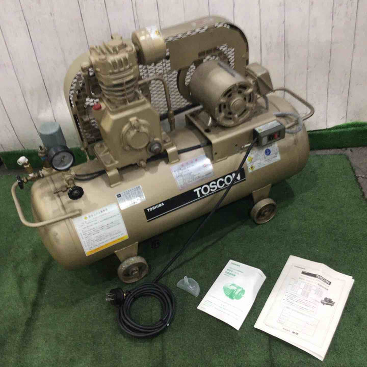 【店頭受取り限定】◇東芝(TOSHIBA) 1馬力コンプレッサー SP10D-7T1 動作確認済【川口店】