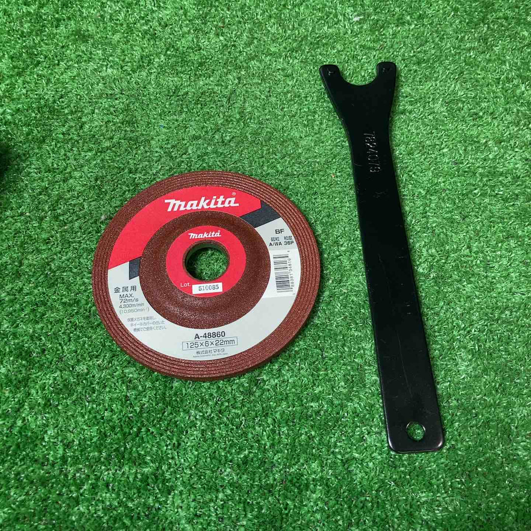 【美品】★マキタ(makita) 125mmコードレスディスクグラインダ GA508DRT 18V 5.0Ahバッテリー1個付き【岩槻店】