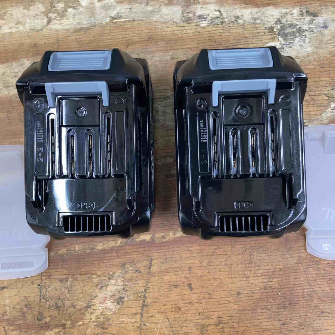 【未使用品】純正2個セット マキタ(makita) リチウムイオンバッテリー 40Vmax/2.5Ah BL4025  箱なし まとめ売り【柏店】
