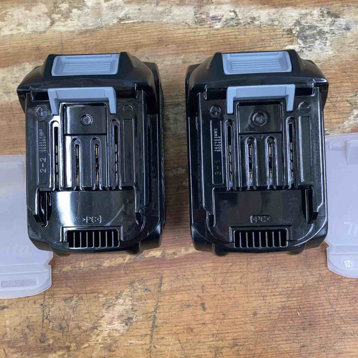 【未使用品】純正2個セット マキタ(makita) リチウムイオンバッテリー 40Vmax/2.5Ah BL4025  箱なし まとめ売り【柏店】
