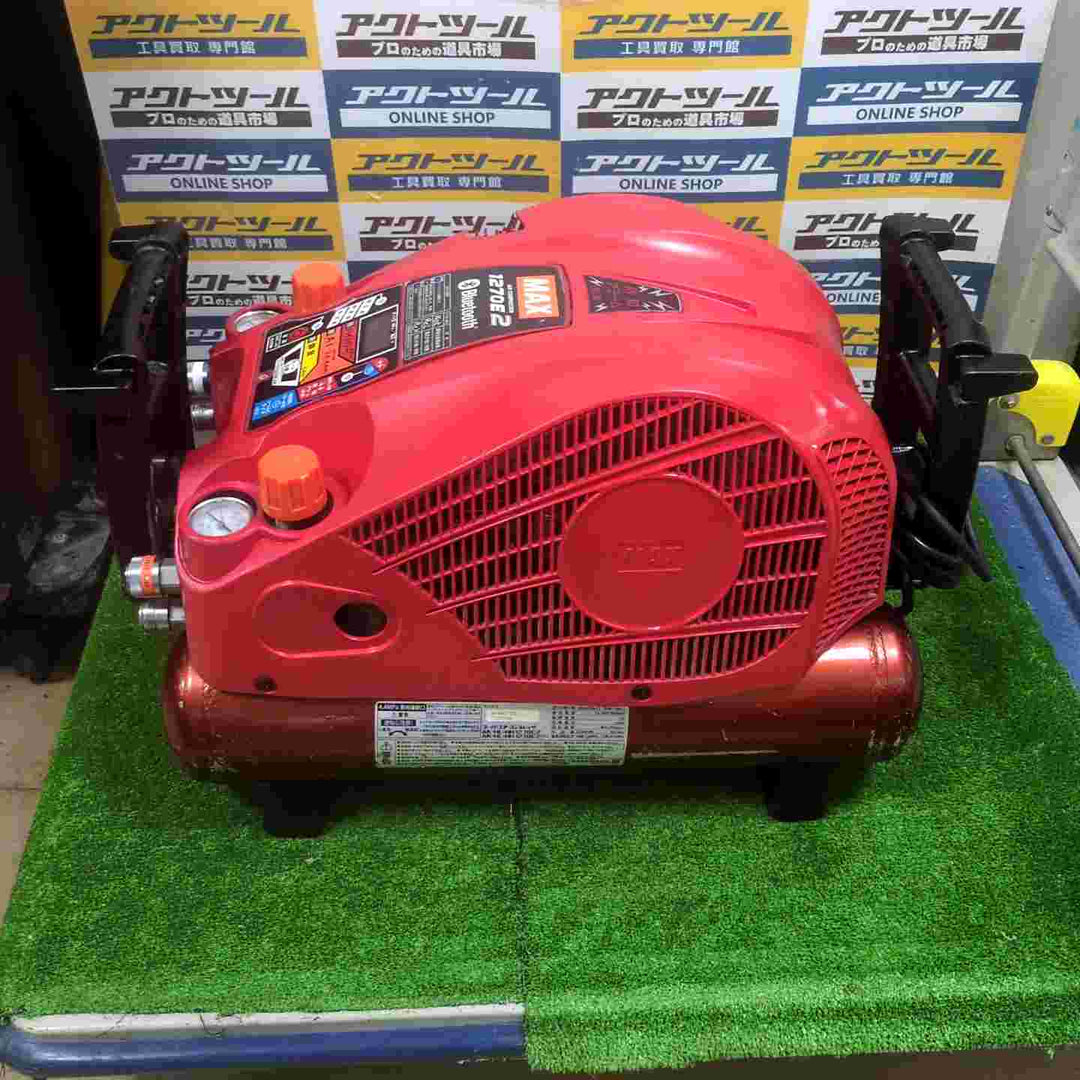 ★マックス(MAX) エアコンプレッサー AK-HL1270E2_レッド【草加店】