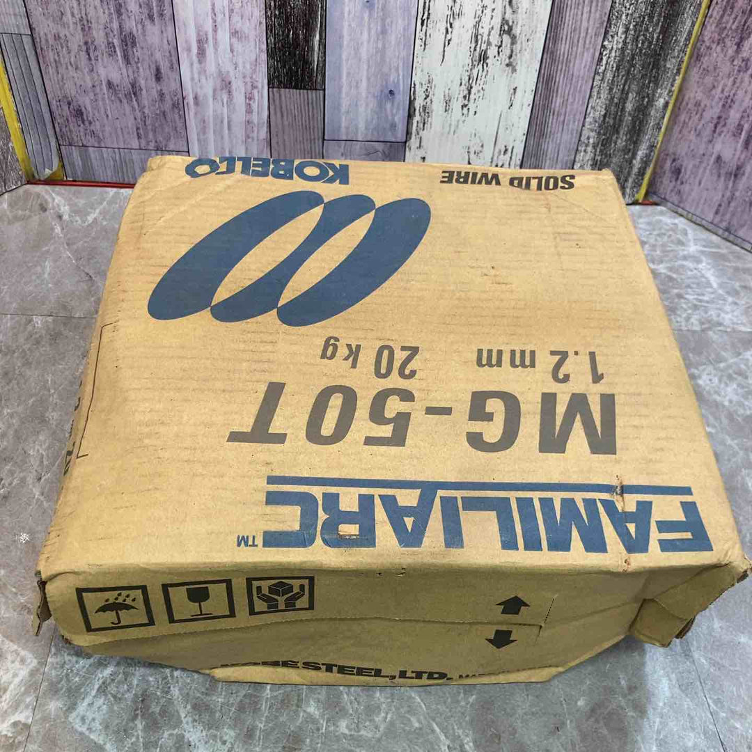 【未使用品】KOBELCO 半自動溶接ワイヤ MG-50T 1.2mm 20kg 箱痛みあり【八潮店】