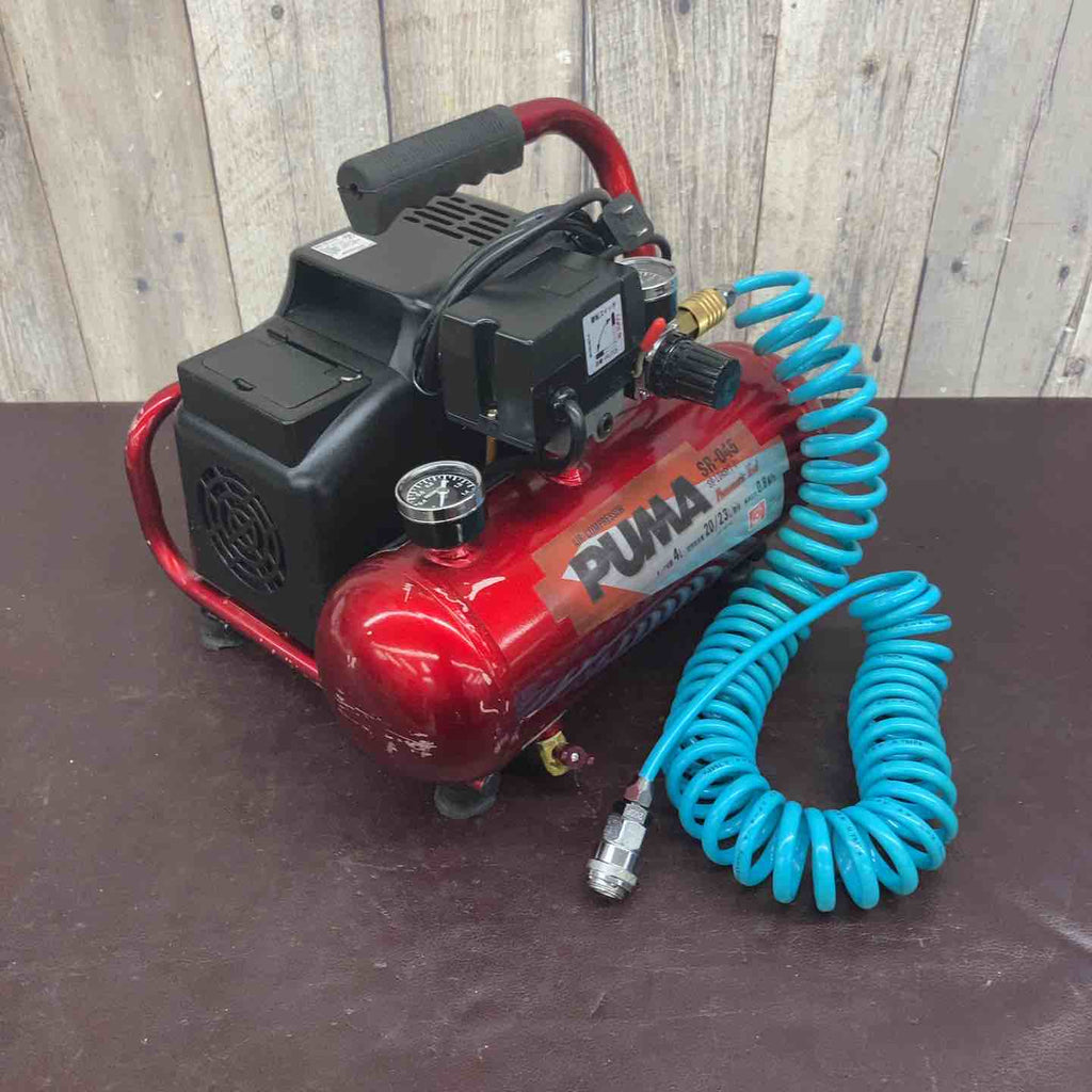 中古品】 藤原産業 (SK11) オイルレス エアーコンプレッサー SR-045