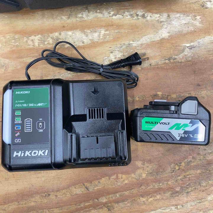 【美品】★ハイコーキ(HIKOKI ※旧:日立工機) コードレスセーバーソー CR18DA(XP) 18V セット【柏店】