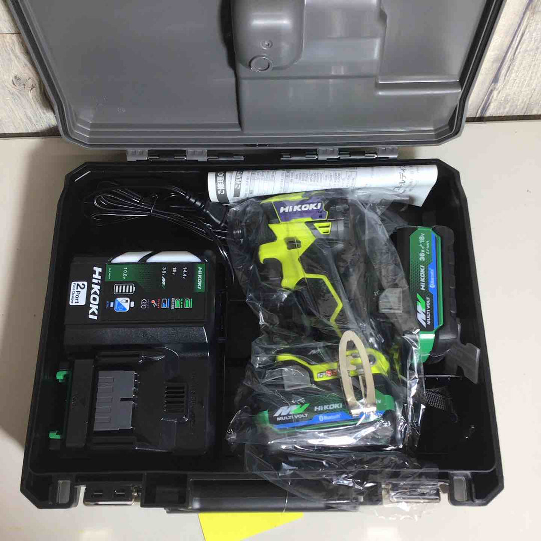 ★ハイコーキ(HIKOKI ※旧:日立工機) コードレスインパクトドライバ スパイダーイエロー WH36DD(2XHYSZ)【戸田店】