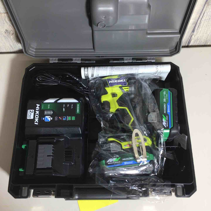 ★ハイコーキ(HIKOKI ※旧:日立工機) コードレスインパクトドライバ スパイダーイエロー WH36DD(2XHYSZ)【戸田店】